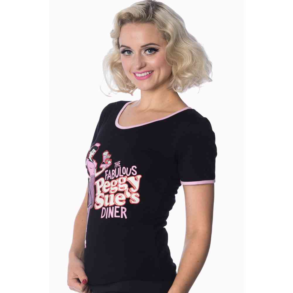 Dancing Days - DINER Damen TShirt - Schwarz